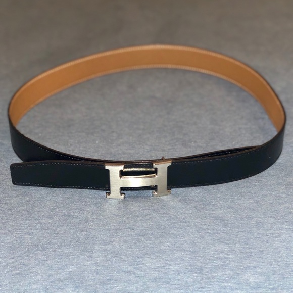 Hermes Other - Hermès H Belt Buckle & Reversible Leather Strap